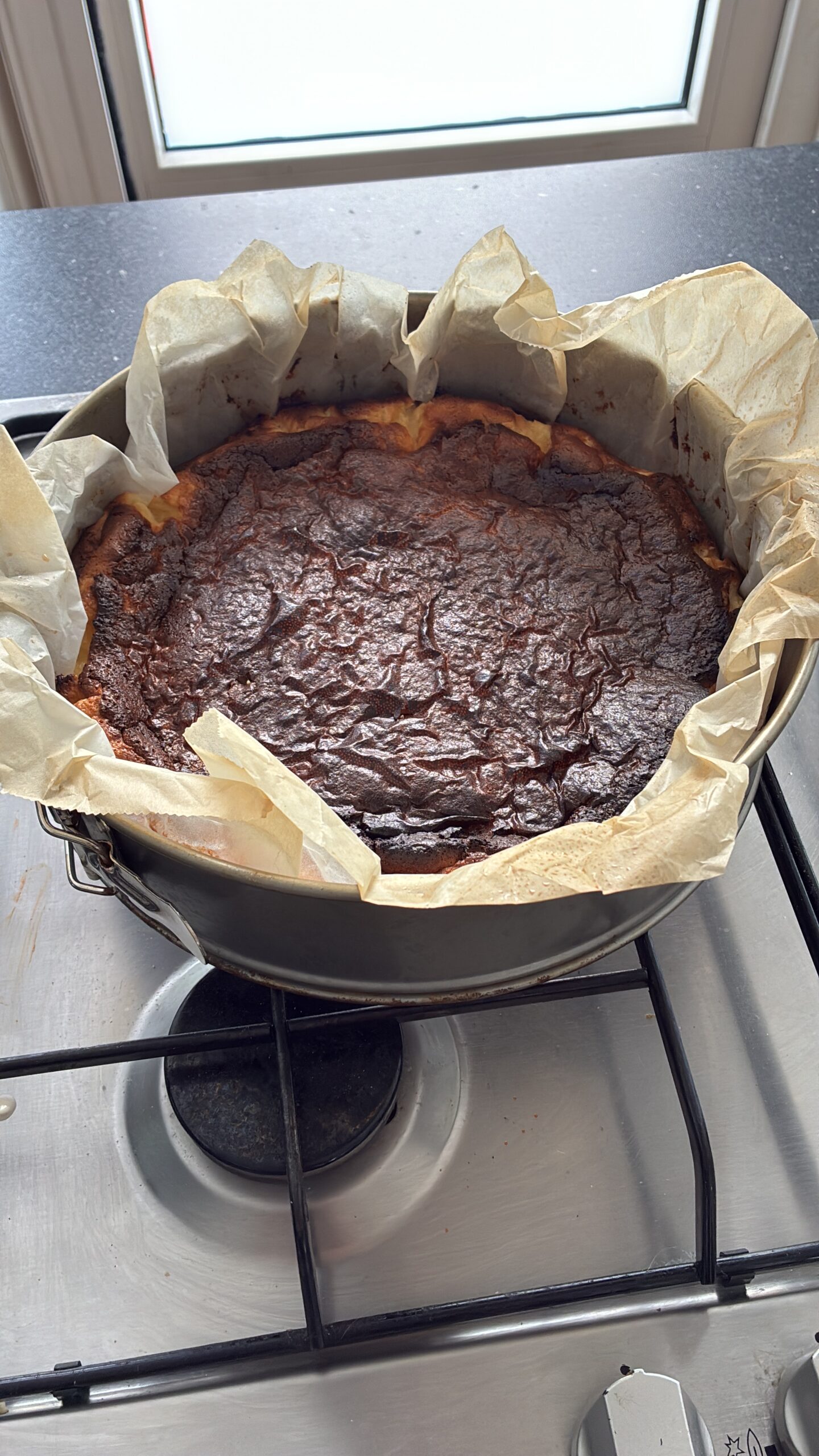 Baskische burned cheesecake